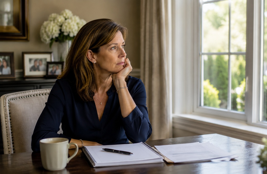 Pikesville resident reflecting on important family and financial decisions before divorce Pikesville resident reflecting on important family and financial decisions before divorce